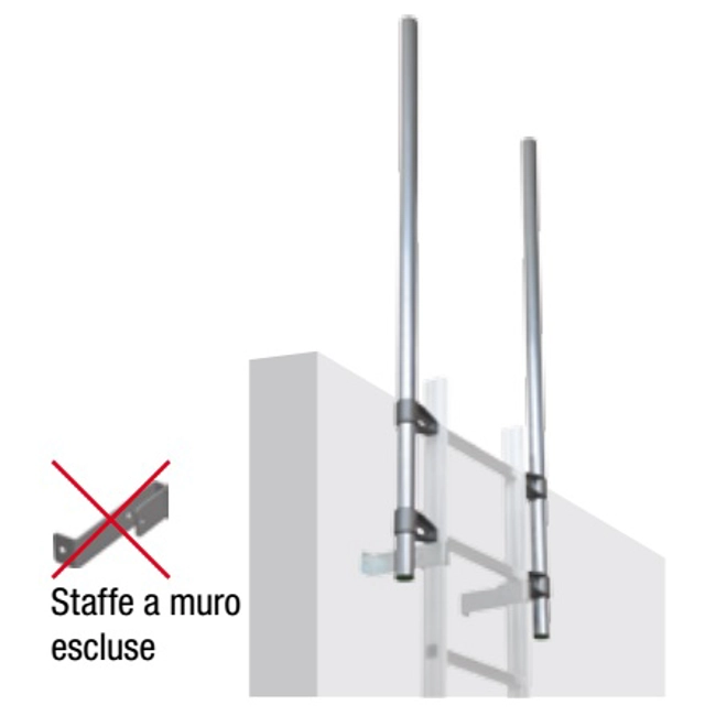 Vendita online Coppia maniglione sbarco per scala semplice Security System